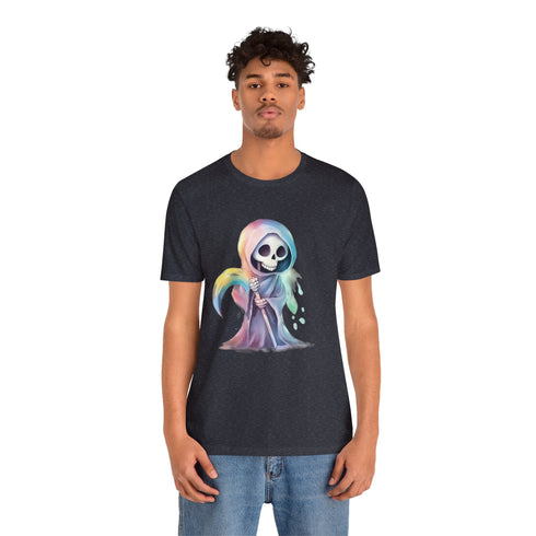 Cute Colorful Reaper - Short Sleeve Tee